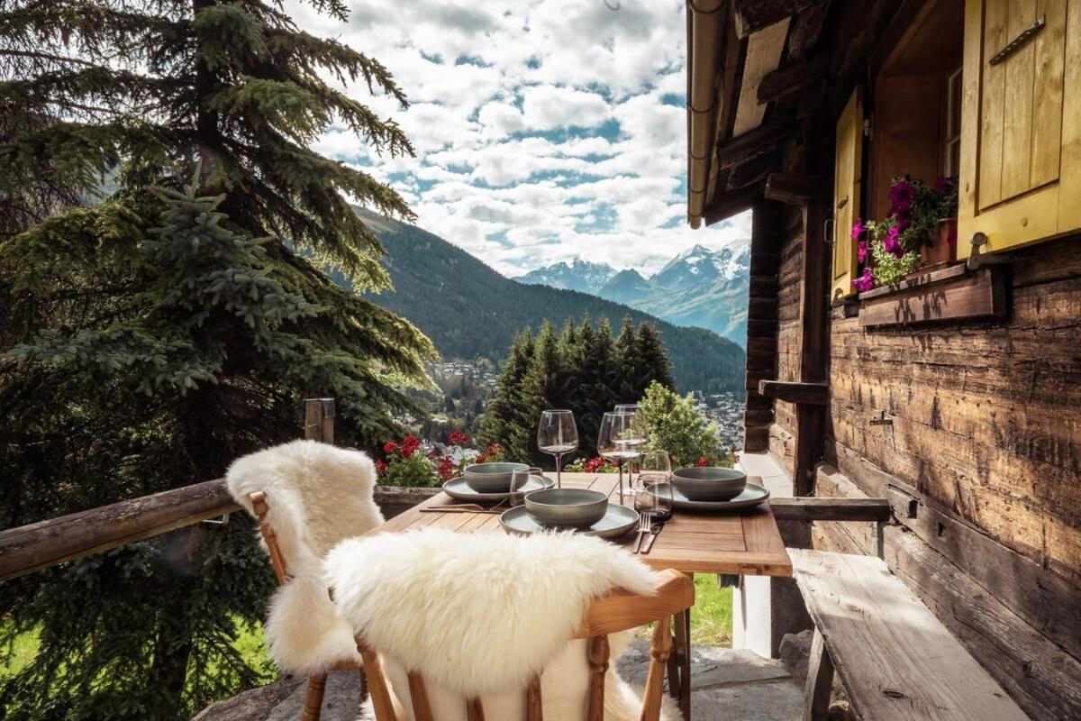 Cosy Chalet With Panoramic Views In Verbier Guest House Luaran gambar