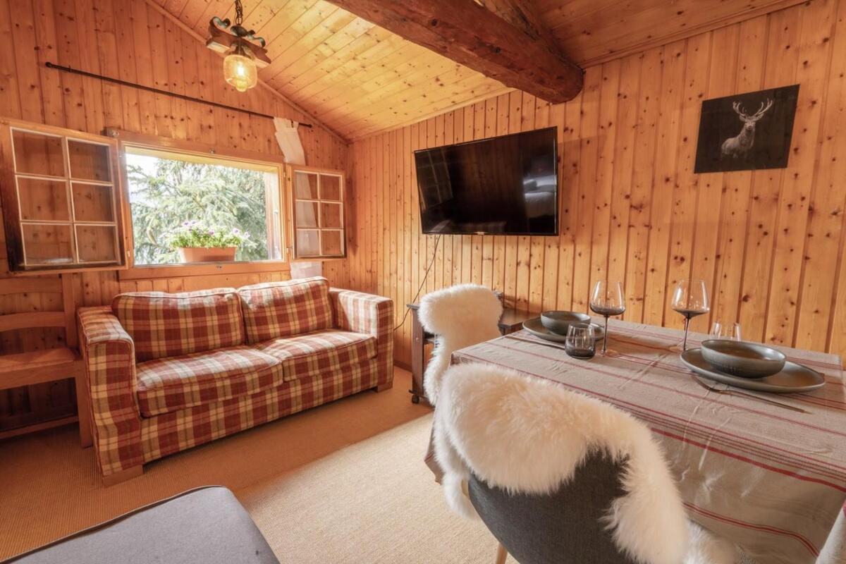 Cosy Chalet With Panoramic Views In Verbier Guest House Luaran gambar